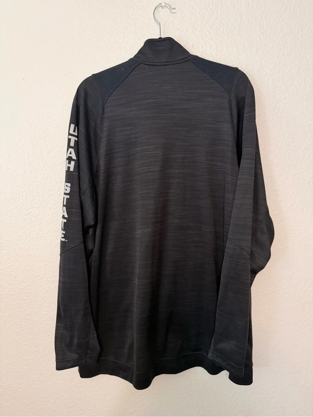 Nike Men's Black Utah State Dri-FIT Full-Zip Performance Jacket